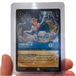 Disney Lorcana Cinderella Dream Come True 155/204 Character Card English Regular - Image 1