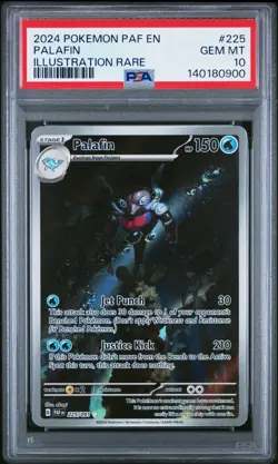 Palafin 225/091 SV Paldean Fates Holo Pokemon Card TCG PSA 10 Gem Mint - Image 1