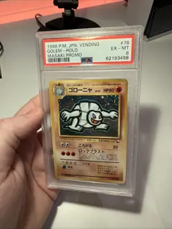 Masaki Golem 76 PSA 6 Vending Machine Graded Pokemon Card - Image 1