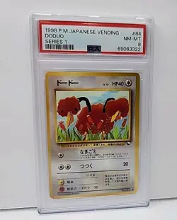 PSA 8 Doduo #84 Japanese Vending Pokemon Card Series 1 1998 Pocket Monsters - Image 2
