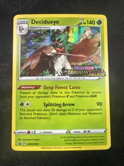 Decidueye - SWSH035 - Pokemon Sword & Shield Promo PreRelease Holo Rare Card - Image 1