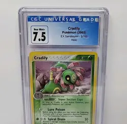 Cradily 3/100 Holo EX Sandstorm 2003 Pokemon Card Graded CGC 7.5 - Image 3