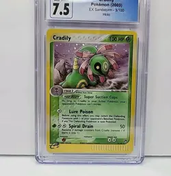 Cradily 3/100 Holo EX Sandstorm 2003 Pokemon Card Graded CGC 7.5 - Image 4