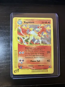 Rapidash Holo Expedition 26/165 WOTC Pokemon Card - Image 1
