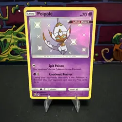 Poipole SHINY SV19/SV94 Hidden Fates NM Holo Foil Rare Pokemon Card - Image 1