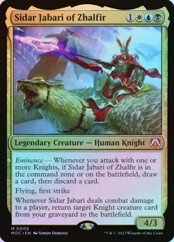 Sidar Jabari of Zhalfir - Foil - MTG Cards Shop - Image 1