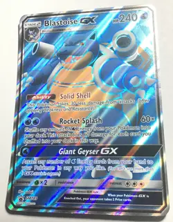 BLASTOISE GX - SM189 - OVERSIZED - SM Black Star Promo - Pokemon Card - NM - Image 1