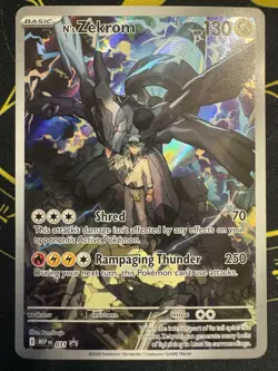 N's Zekrom 031 Ascended Heroes ETB Black Star Promo Pokemon Card NM - Image 1