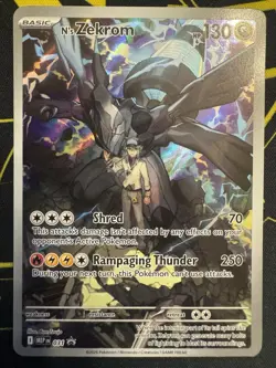 N's Zekrom 031 Ascended Heroes ETB Black Star Promo Pokemon Card NM - Image 3