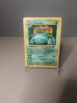 Vintage Pokemon Venusaur Base Set Shadowless Holo Rare 15/102 Card - Image 1