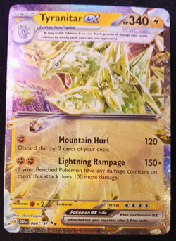 Tyranitar Ex 66/197 Pokemon TCG Obsidian Flames Double Rare Holo NM English Card - Image 1