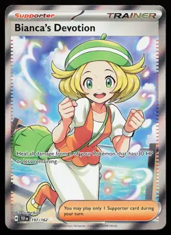 Bianca's Devotion 197/162 Ultra Rare Temporal Forces Pokemon Card - Image 1