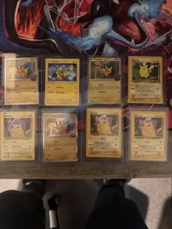 Pikachu Lot of 8 Pokemon NM Card Lot No Duplicates - Image 1