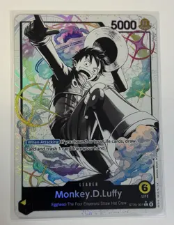 One Piece TCG 2026 ST29-001 Alt Art Leader Card - Monkey.D.Luffy - Image 1