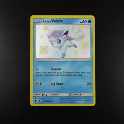 Alolan Vulpix SV8/SV94 Pokemon Hidden Fates Holo Card - Image 1