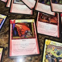 Harry Potter 2001 TCG Base Card Lot Commons & Rare Cards Warner Bro 300 Card Lot - Image 3