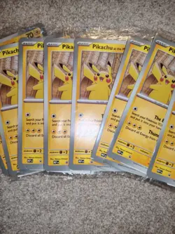 X8 Pikachu At The Museum (SEALED) X Natural History Museum Pokemon Promo Card - Image 4