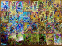 Super Dragon Ball Heroes 32 Card Lot Vegeta Trunks Pan Broly Japan 3 Star - Image 1