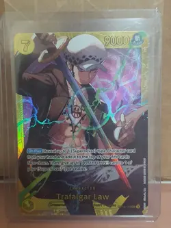 Trafalgar Law Secret Rare OP10-119 Card Bandai One Piece CCG Royal Blood - Image 1