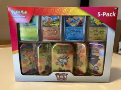 Pokemon 5-Pack Trading Card Game Scarlet and Violet 151, New 2024 - Image 2