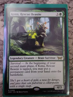 MTG Commander - Kona, Rescue Beastie - Mono Green Stompy - Image 1