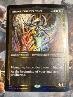 1xAtraxa, Praetors' Voice - Gilded FOIL (Near Mint - NM) MTG Magic - Secret Lair - Image 1