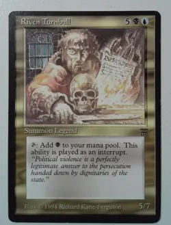 Riven Turnbull *Uncommon* Magic MtG x1 Legends MP - Image 1