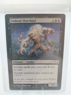 MTG Magic the Gathering Undead Warchief Planechase #44 NM - Image 1