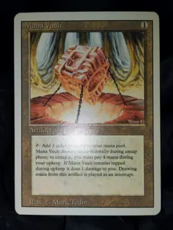MTG Revised Mana Vault -Never Played- Very Good Condition - Image 2