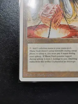 MTG Revised Mana Vault -Never Played- Very Good Condition - Image 5