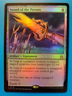 MTG 1x FOIL Sword of the Paruns 270 Ravnica Remastered Magic the Gathering x1 NM - Image 1