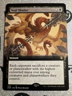 MTG - Soul Shatter (Extended Art) Zendikar Rising Regular NM - Image 1