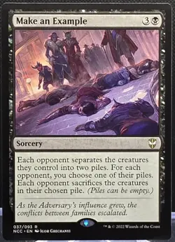 Make an Example #37 Commander: Streets of New Capenna Regular Rare - Image 1