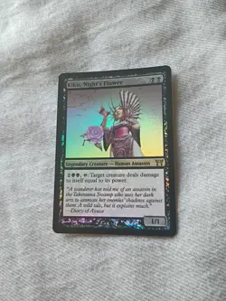 Kiku, Night's Flower FOIL Champions of Kamigawa LP Rare Black Legendary Creature - Image 1