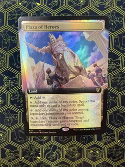 Plaza of Heroes (Extended Art) Dominaria United Foil - Image 1