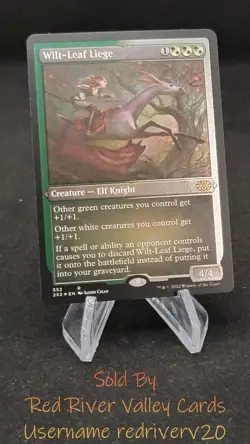 1x Wilt-Leaf Liege (Foil Etched) - Double Masters 2022 2x2 #552 - Image 1