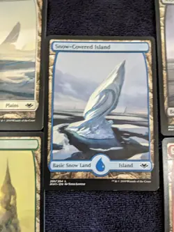 5x Snow-Covered Full Art Non Foil Land Modern Horizons (1x Each) NM/M Unplayed - Image 4