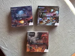 3 Final Fantasy Holiday Scene Boxes New Sealed MtG Magic the Gathering - Image 1