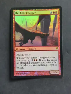 Hellkite Charger Foil NM Zendikar 131/249 MTG - Image 1