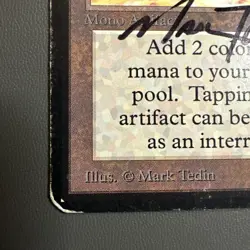 Alpha SOL RING signed by artist - MP - Magic the Gathering MTG - Image 5