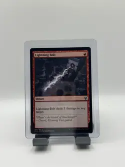 MTG, Lightning Bolt $3 ORDER MIN 187 Battle for Baldur's Gate Regular - Image 1