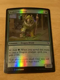 Scaled Nurturer FOIL NM Commander Legends: Battle for Baldur's Gate Regular - Image 1