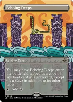Echoing Deeps (Borderless) -Foil Near Mint MTG The Lost Caverns of Ixalan - Image 1