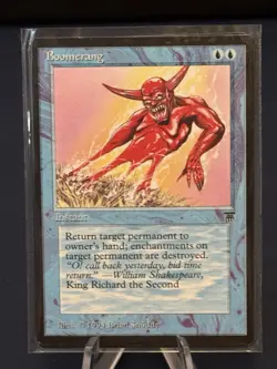 MTG - Magic The Gathering - Boomerang X 4 - Legends - LP/EX! - Image 3