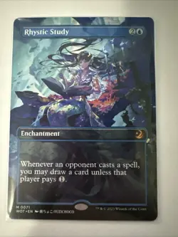 Rhystic Study (Anime Borderless) Wilds of Eldraine: Enchanting Tales Regular - Image 1