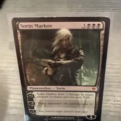 Magic: The Gathering Sorin Markov Mythic Black Planeswalker Zendikar Regular 111 - Image 1