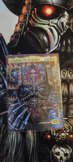 MTG ALTER: Abaddon the Despoiler, by JomAlters. Full art alter - Image 1