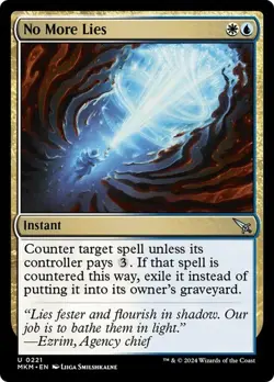 No More Lies - Karlov Manor MKM - Uncommon - MTG Magic Pack fresh - Image 1