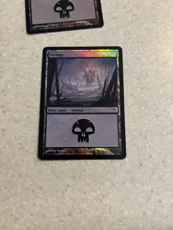Magic the Gathering 350+ Cards 5 Foil Land Cards - Image 4