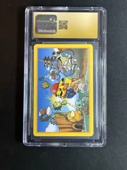 2016 POKEMON PLAYING CARDS MARIO PIKACHU 3 OF SPADES CGC PRISTINE 10! - Image 2